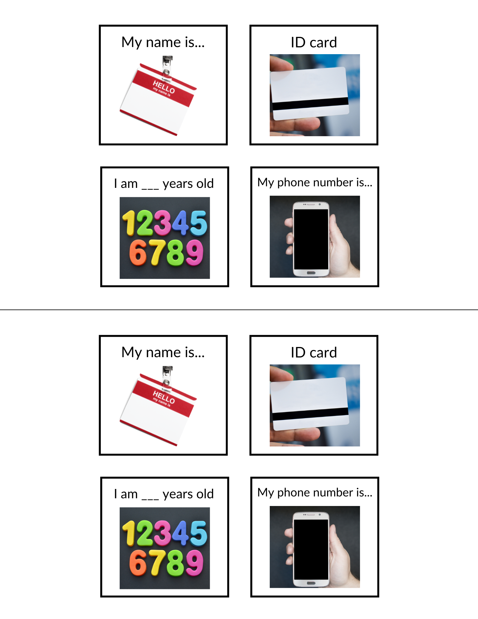 Visuals - Identification